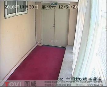 D1效果-某防火門通道視頻監控錄像演示