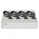 圖威TV-NVR9104K-6712E 4路全高清1080p NVR硬盤錄像機(SATA*1)(網口*5)+4IPC套裝