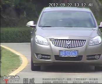 D1效果-模擬高清高速球山莊路口車輛監(jiān)控效果錄像演示